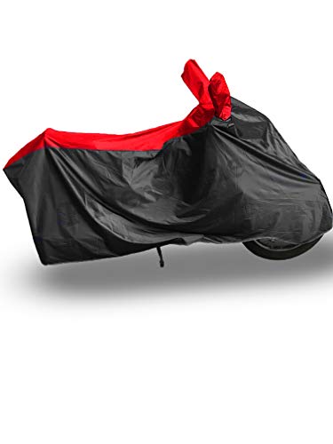 Image of Apache RTR 160 Two Wheeler Bike Cover - Dustproof - UV Protection - Waterproof Bike Cover (BlackRed)