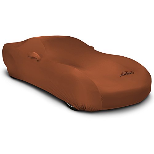 Image of Coverking Custom Fit Exterior Car Cover Designed for Select Dodge Charger Model Vehicles: Satin Stretch Fabric, Orange
