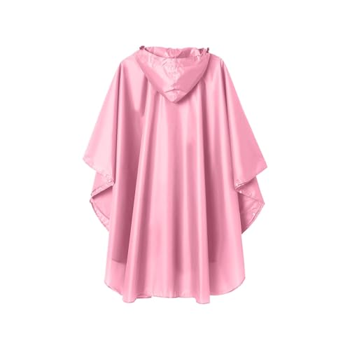 Unisex Rain Poncho for Adults Hooded Waterproof Cape Raincoat Fashion Lightweight Zip Up Rain jacket3