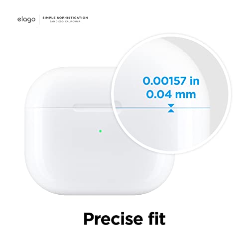 Elago Dust Guard Compatible With Airpods 3 Case, Dust-Proof Sticker Compatible With Airpods 3Rd Generation Case 2021, Protection From Iron & Metal Shavings, Clean Your Airpods (1 Set, Dark Grey) #TOP4