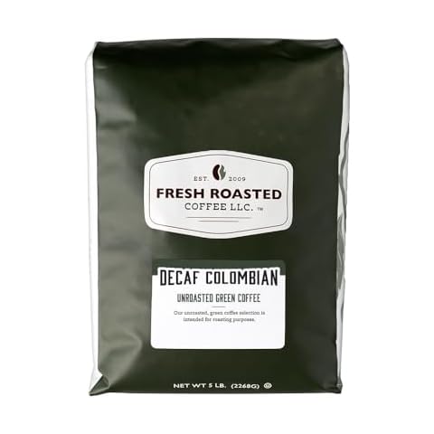 Fresh Roasted Unroasted Decaf Colombian, 5lb Cover