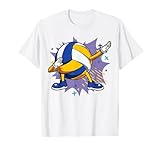 Jugador de voleibol para niños Dabbing para fanáticos del Camiseta