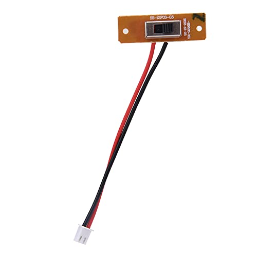 NinGYiYan Interrupteur d'alimentation de remplacement pour véhicule d'ingénierie en alliage télécommandé, pièces de rechange, installation facile, construction durable,