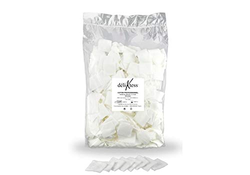 déliktess® - 500 Cotons - carrés 5 x 5 cm - 100% Hydrophile Cover