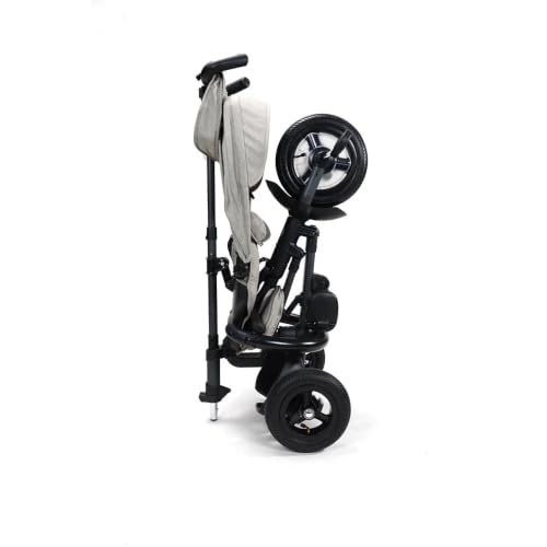 Image of Rito Plus Folding Stroller & Toddler Bike with 3 Point Harness Belt, Gray