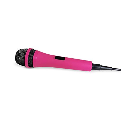 Singing Machine Smm-205P Unidirectional Dynamic Karaoke Microphone With 10 Ft. Cord, Pink, One Size #TOP3