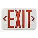 Ciata Lighting LED Exit Sign with Battery Backup, Red Letters