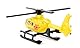 siku 0856, Rettungshubschrauber, Metall/Kunststoff, Gelb, Drehbare Rotoren