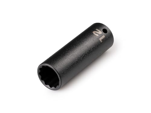 Image of TEKTON 1 /4 Inch Drive x 12 mm Deep 12-Point Impact Socket | SID03312