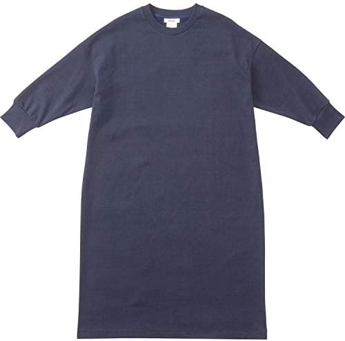 Amazon Co Jp エム エックス ピー ワンピース ミディアムドライジャージ ロングスリーブロングワンピース レディース Mw ネイビー Free ファッション