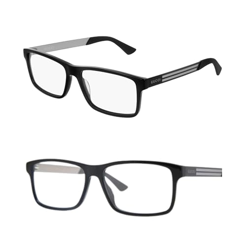 Image of Gucci GG0692O Designer Fashion Eyeglasses Stylish Rectangular Frame Eyewear with Luxury eSHADES Kit - Embrace Sophistication and Elegance