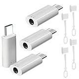 Plug and Play : l'adaptateur USB C vers 3,5 mm ne nécessite pas d'installation de logiciel et est prêt à l'emploi. Il suffit de brancher l'adaptateur et de commencer à l'utiliser immédiatement pour profiter de la musique ou répondre aux appels.