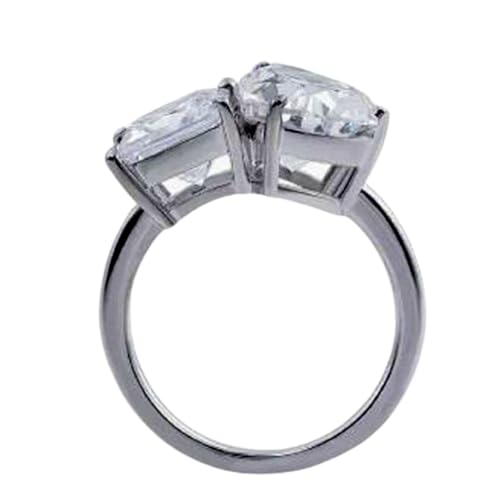 Bague d'anniversaire pour femme avec moissanite de 3 à 5 mm RNG-1623