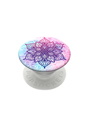 PopSockets PopGrip - Supporto e Impugnatura per Telefoni Cellulari e Tablet con Un Top Intercambiabile - Rainbow Nirvana