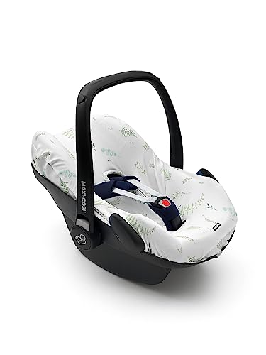 Funda de asiento Dooky para portabebés y sillas de coche (tamaño universal adecuado para sillas de coche con arnés de 3 y 5 puntos, para todas las edades 0+), Tuscany
