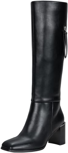 VEPOSE Vepose Women's Knee High Boots, Square Toe Chunky Heel Tall Boots