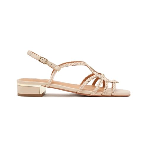 GIOSEPPO POWNAL, Sandały damskie, Off-White, 41 EU, kość słoniowa, 41 EU