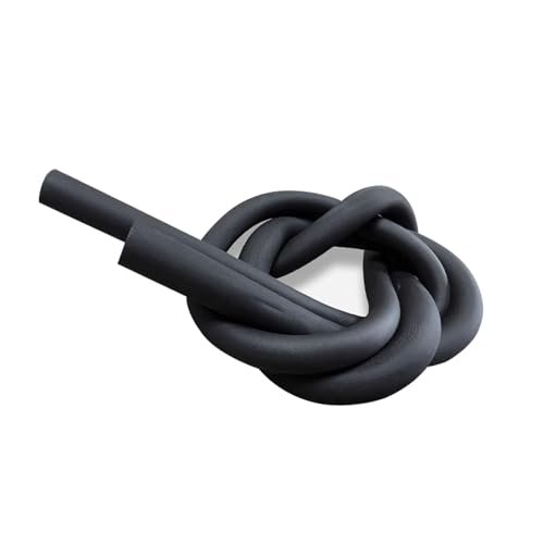 Tubo Espuma Aislante Aire Acondicionado Tubo Aislamiento Tubo Aislamiento Termico Negro, Tubo De Lana De Roca Con Aluminio, Conducto De Chimenea Tubo De Aislamiento ( Size : ID*32mm*T9mm*L1.8m )