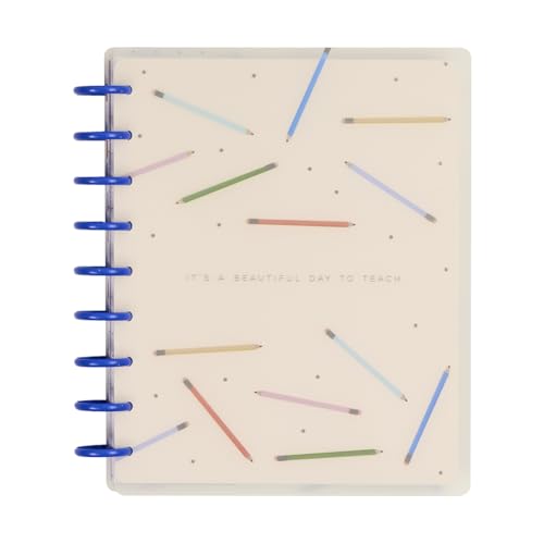 Happy Planner Disc-Bound 12-Month July 2026June 2027 Planner with 3 Extra Months Classic Size 7 x 9.25 Teacher Layout Teacher Notes
