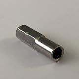 DUESI Adapter do bitów śrubowych, 1/10.2 cm do 4 mm, Premium modyfikowana stal narzędziowa, magnetyczna, dokładne dopasowanie, 25 mm