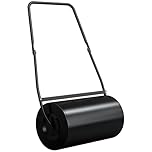 DURHAND Heavy Duty Garden Lawn Roller Push Tow Water Sand Filled 46L Equipment Manual Push Rolling Drum
