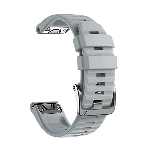 Correa de reloj inteligente de 26 y 22 mm para Garmin Fenix 5X de silicona de recambio