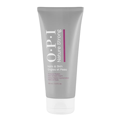 OPI Nature Strong Skincare Moisture Mission - Crema de Manos y Pies - Tratamiento Hidratante Intenso con Manteca de Karité para Piel Seca (100ml)