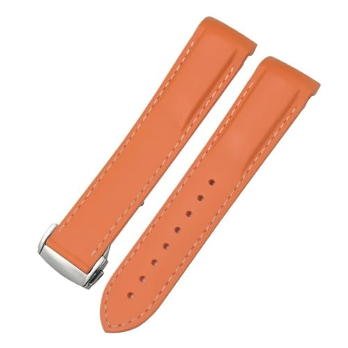 Bracelet caoutchouc PURYN 21mm haute qualité pour Speedmaster