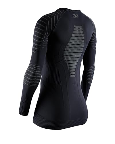 Kompressionsshirt für Damen X-Bionic Invent 4.0 in Schwarz/Anthrazit