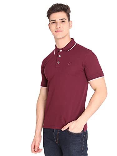 Image of CHKOKKO Men's Cotton Regular Fit Half Sleeves Polo T-Shirt