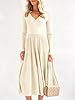 Saodimallsu Womens Long Sleeve Midi Sweater Dress ... #2