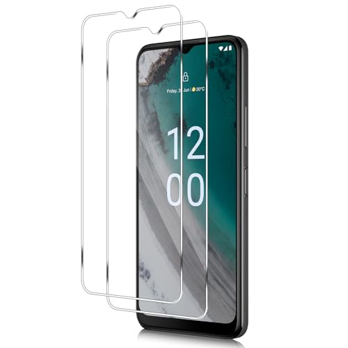 Xunzii Protector de Pantalla para Nokia C32 [2 Piezas], Cristal Templado Antiarañazos, Antihuellas, Sin Burbujas, Dureza 9H, 0.33 mm Ultra Transparente, Ultra Resistente
