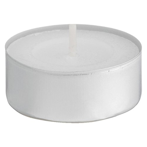 10 pcs Unscented Tea Light Candle - White, CASE OF 72