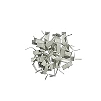 Verschlussclips Für Tüten - 100 Stück Weiß 100x8mm Mit Draht