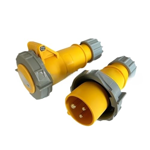 Conector impermeable IP67 aviación 3 pines 16A 110V