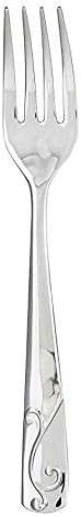 Cambridge Silversmiths Tula Frost 30-Piece Flatware Silverware Set, Service for 6, Includes Forks/Spoons/Knives