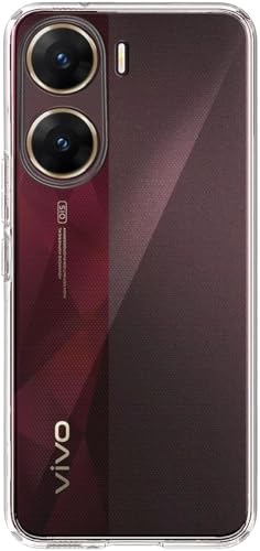 Image of Bintage Silicon Back Cover Compatible Model for Vivo V2303 / Vivo V29E 5G - Transparent