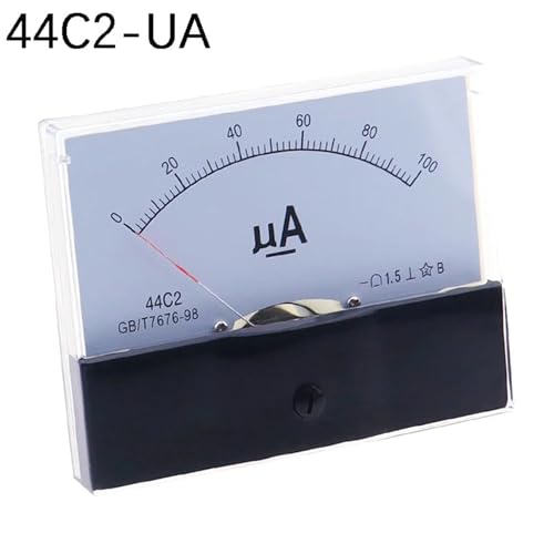 Ampèremètre analogique 44C2 DC 500μA pour mesure de courant