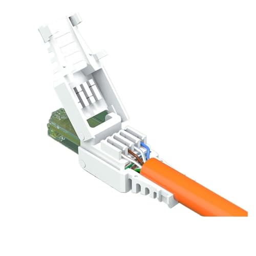 RJ45 Cat8 Cat7 Cat6A Connector Reusable Ethernet Termination(2PCS,CAT5E UTP Connector)