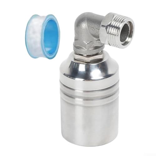 Zilimontt Valvola a sfera galleggiante automatica in acciaio inossidabile 304 per serbatoi d'acqua, piscine e sistemi solari con design compatto e bassa pressione (2/3)