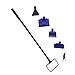 TEHAUX 5 1 5 in 1 Aquarium Cleaning Tool Fish Aquarium Cleaning Tools Aquarium Cleaning kit Fish net 5-in-1 Aquarium Cleaning Tool kit Fish Tank Scraper