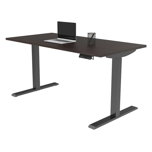 RealspaceÂ® Magellan Performance Electric Height-Adjustable Standing Desk, 60\"W, Espresso