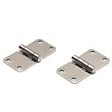 Gemlux Boat Butt Hinges | 14 Gauge Stainless Steel (Set of 2)