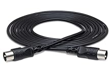 Oxygen-free copper (ofc) conductors for enhanced signal clarity Nickel-plated plugs for rugged durability and efficient signal transfer Ofc spiral shield for effective emi and rfi rejection and flexibility 5-pin din to same connector(s) 15 feet midi ...