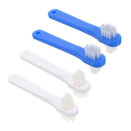 HAPINARY 4 Cepillos De Para Adultos De Doble Cara, Suministros Para El Cuidado Bucal, Limpieza De, Limpieza Del Hogar.