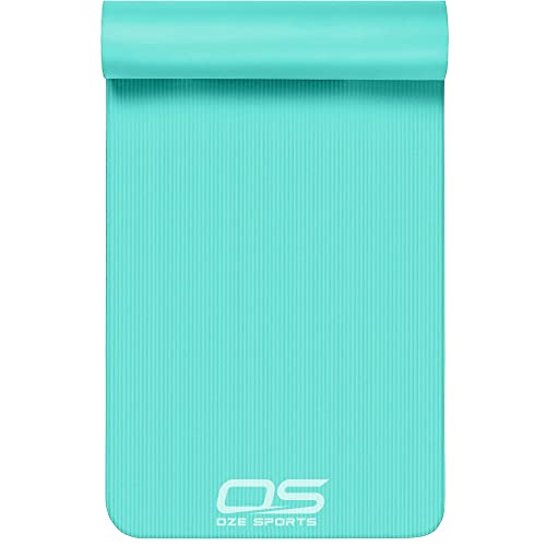 Yoga-Mat-Exercise-NBR-Fitness-foam-mat-Extra-Thick-Non-Slip-Large-Padded-High-Density-ideal-for-HiiT-Pilates-gymnastics-mats-Fitness-Workout-with-Free-Carry-Strap