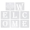 Cabilock 1 Set Creatieve Alfabet Schilderij Sjabloon Interessante Tekening Sjabloon DIY Accessoires Leveringen voor DIY…