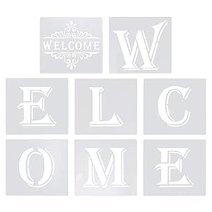 Cabilock 1 Set Creatieve Alfabet Schilderij Sjabloon Interessante Tekening Sjabloon DIY Accessoires Leveringen voor DIY…