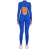 Tissu à côtes Premium: Ce jumpsuit de yoga est en nylon + spandex, le tissu à côtes est respirant, confortable, à séchage rapide, opaque et absorbent la sueur.