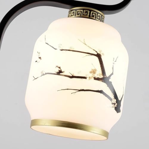 Lampe de table pour chambre à coucher style chinois zen